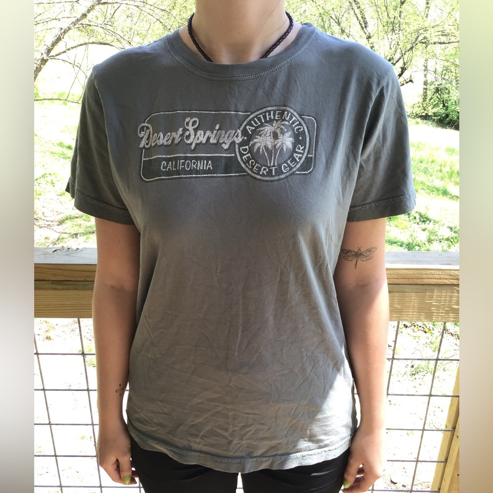 Grayish-Green T-Shirt for Men